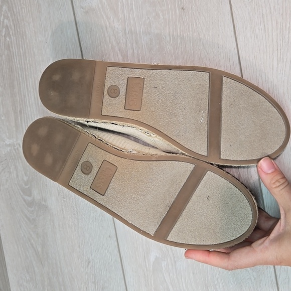 Sam Edelman Women's Linda Beige & Black Espadrilles Loafer Slip On Shoes 8 - Picture 11 of 13